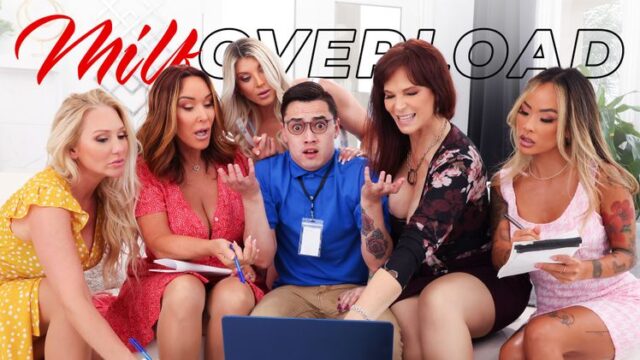 Alexis Malone, Linda Lan, Rachel Steele, Syren De Mer, Taylor Wild – Lind Tech Help Overload