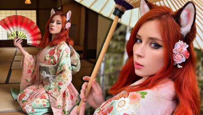 Sweetie Fox – Passionate Fucking with Busty Gorgeous Kitsune in Onsen