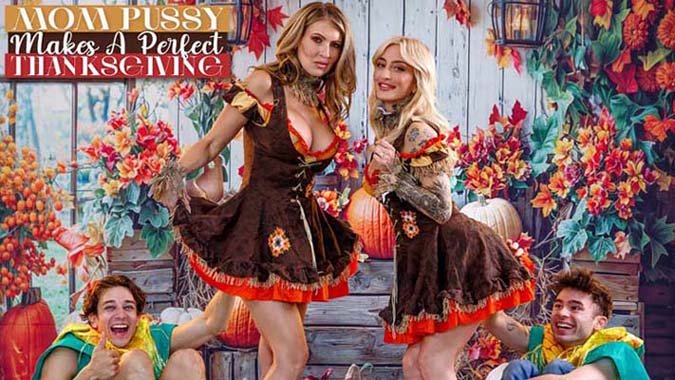 Gigi Dior, Kathryn Mae – Mom Pussy Makes A Perfect Thanksgiving
